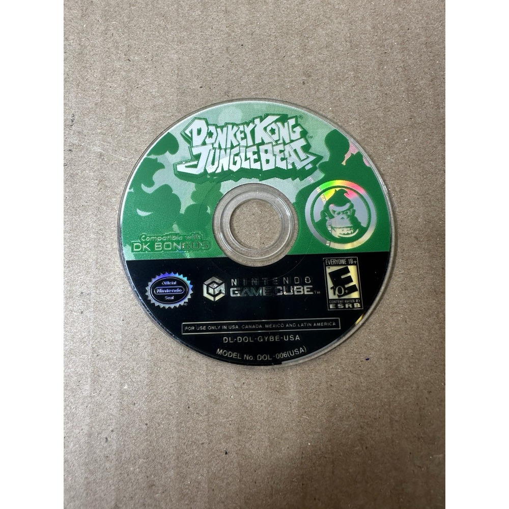 Donkey Kong Jungle Beat Nintendo GameCube 2005 DOL-GYBE-USA Disc Only